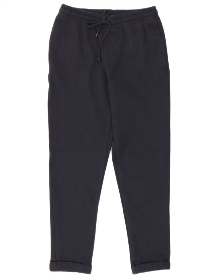 Zara Herre Slim Chino Bukser Small W30 L26 Navy Blue
