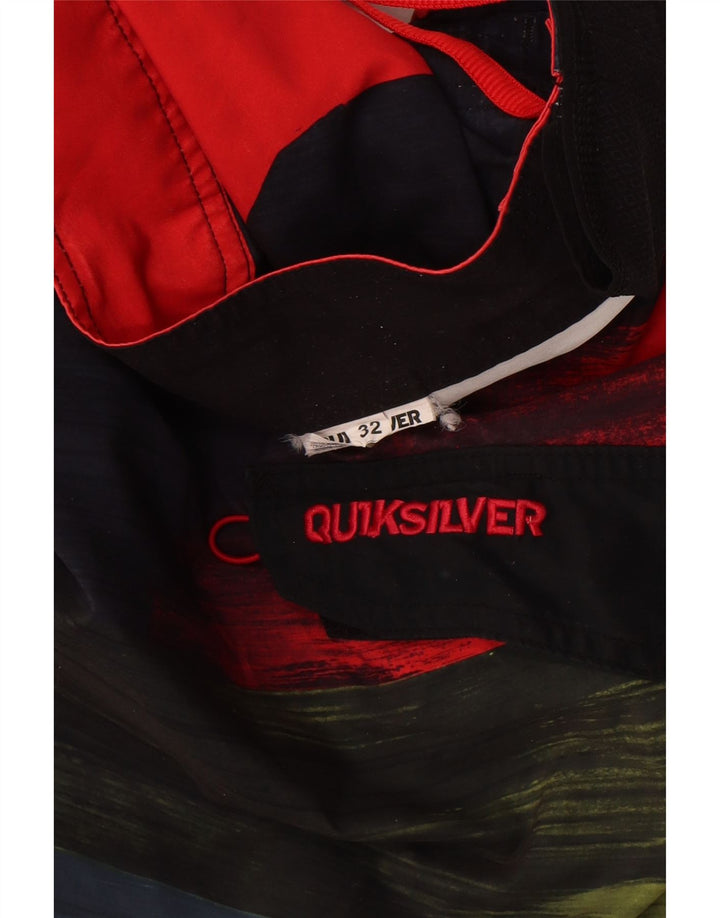 Quiksilver grafiske badeshorts til mænd Medium flerfarvet stribet