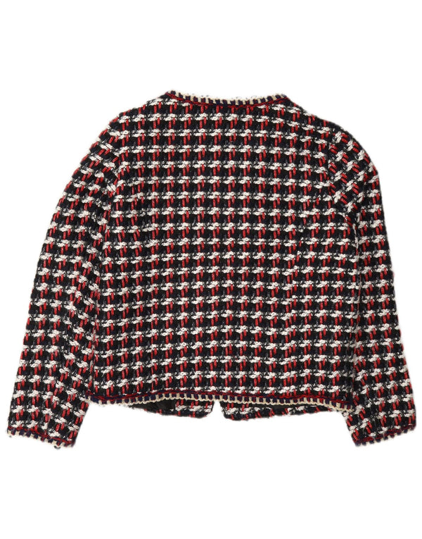 Zara Womens Regular Fit Blazer Jacket UK 10 Small Multicolored Check