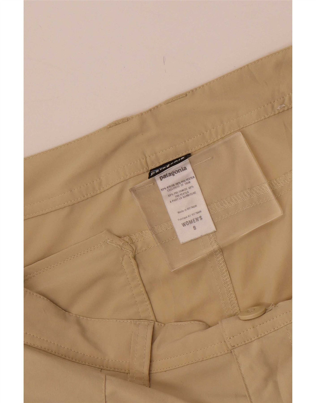 Patagonia Dame Chino Shorts US 8 Medium W32 Beige Nylon
