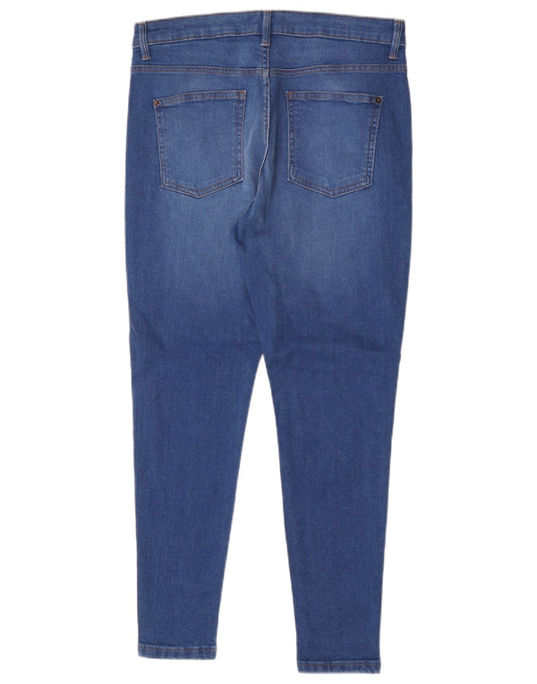 Marks & Spencer Dame Super Skinny Jeans UK 14 Large W32 L27 Blå Bomuld