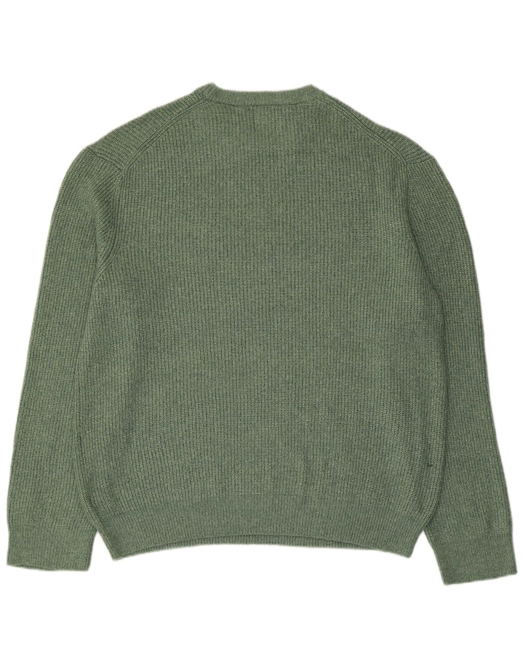 Marks & Spencer Herre sweater med rund hals 2XL Grøn polyamid