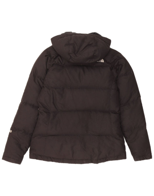 The North Face Dame Hætte Oversized Polstret Jakke UK 6 XS Sort