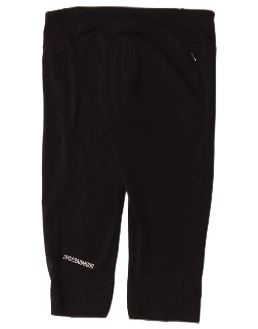 Under Armour Kvinders Grafiske Capri Leggings UK 14 Large Black Polyester