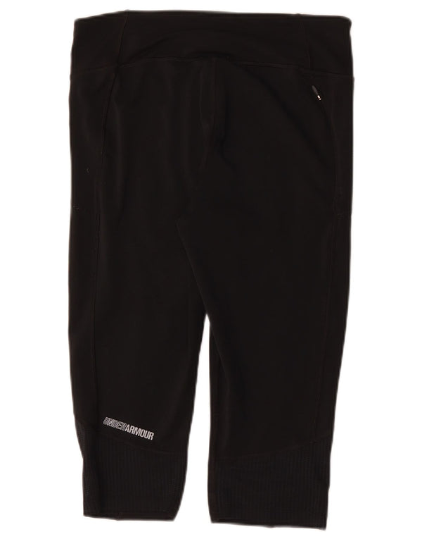 Under Armour Kvinders Grafiske Capri Leggings UK 14 Large Black Polyester