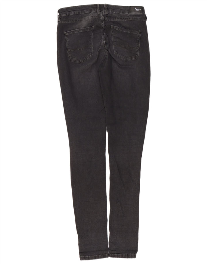 PEPE JEANS Dame Skinny Jeans W29 L32 Sort Bomuld