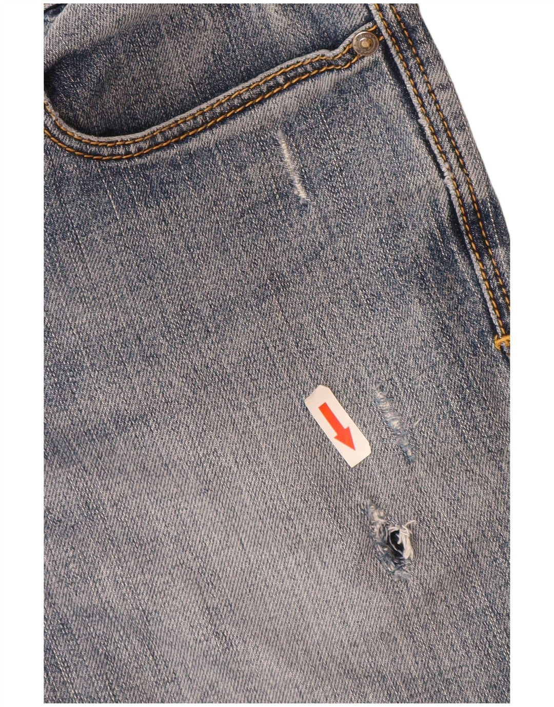 Rifle Dame Straight Jeans W31 L28 Blå Bomuld