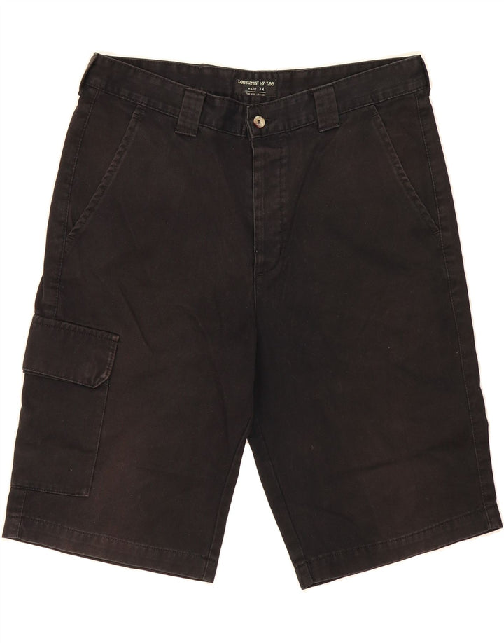LEE Mens Cargo Shorts W34 Large  Black Cotton Vintage Lee and Second-Hand Lee from Messina Hembry 