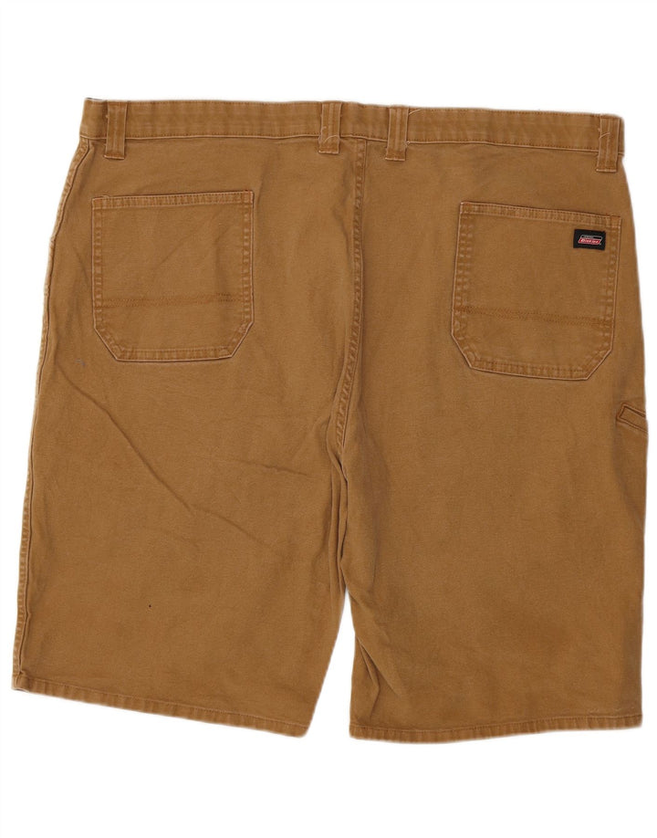 DICKIES Herre Flex Cargo Shorts W44 2XL Brun Bomuld