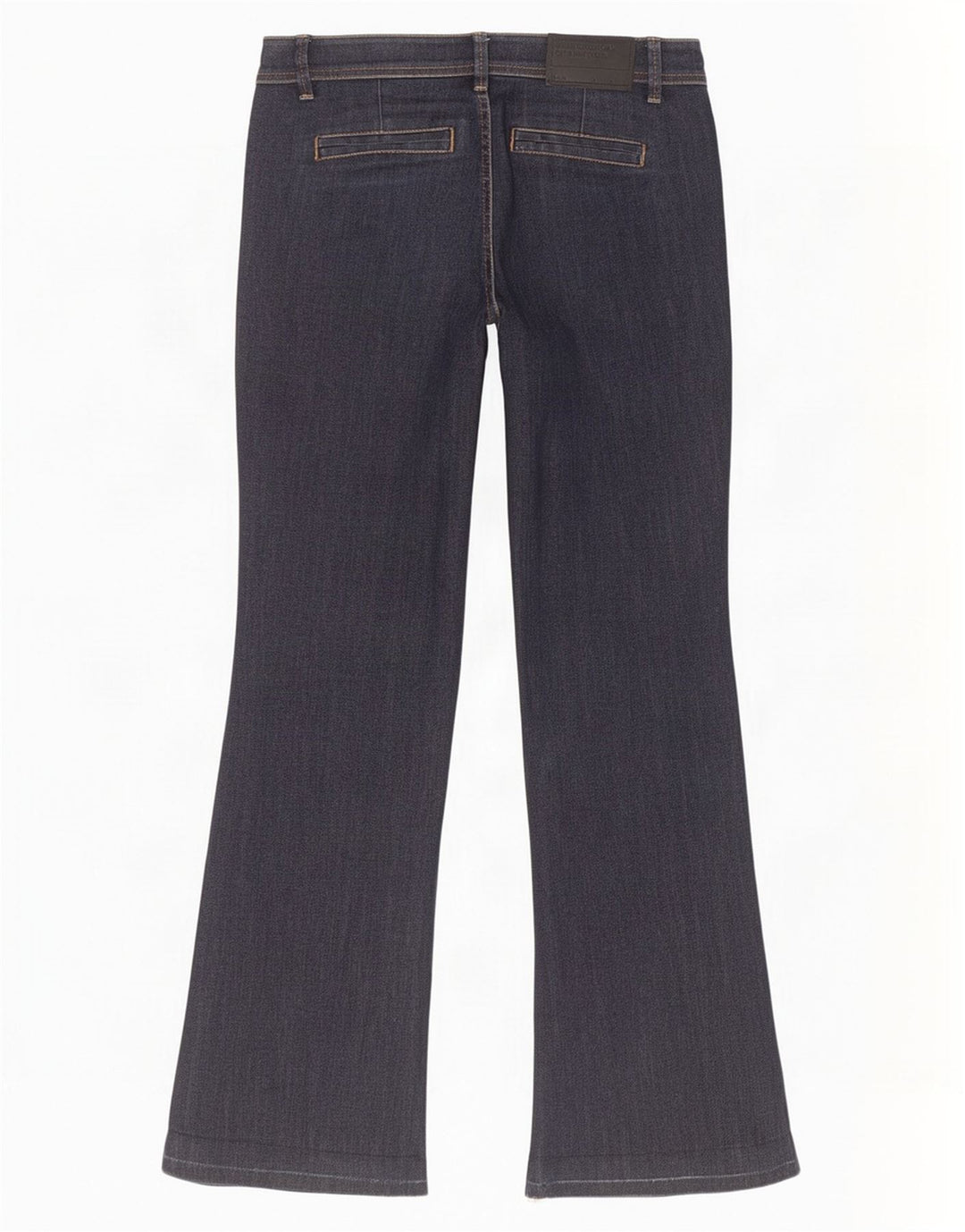 Benetton Dame Flared Jeans IT 42 Medium W30 L31 Navy Blue