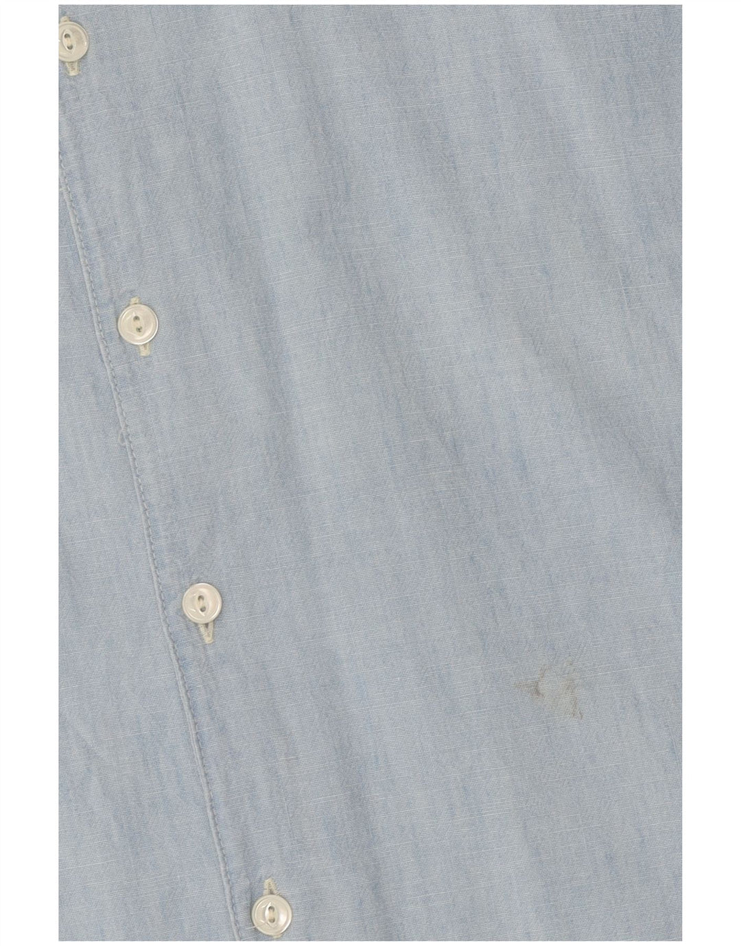 Ralph Lauren Dame Kortærmet Oversized skjorte US 4 Small Blue Cotton