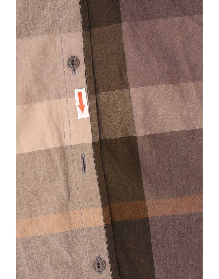 Levi's Herreskjorte UK 14 Medium Flerfarvet ternet bomuld