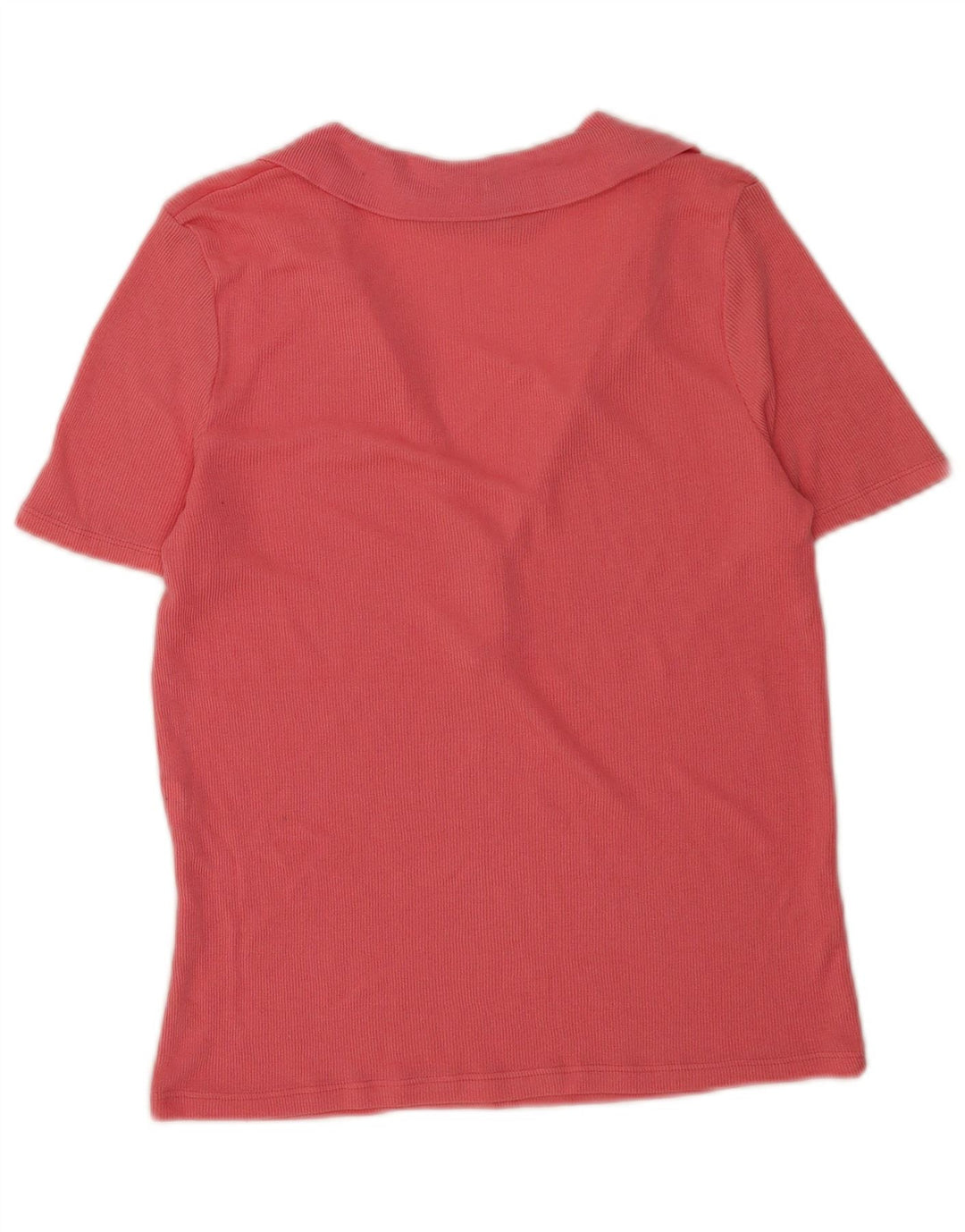 Zara Dame Polo Shirt UK 14 Medium Pink