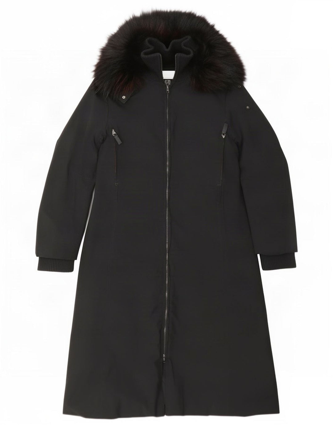 Prada Polstret Frakke IT 42 Medium Sort Polyester