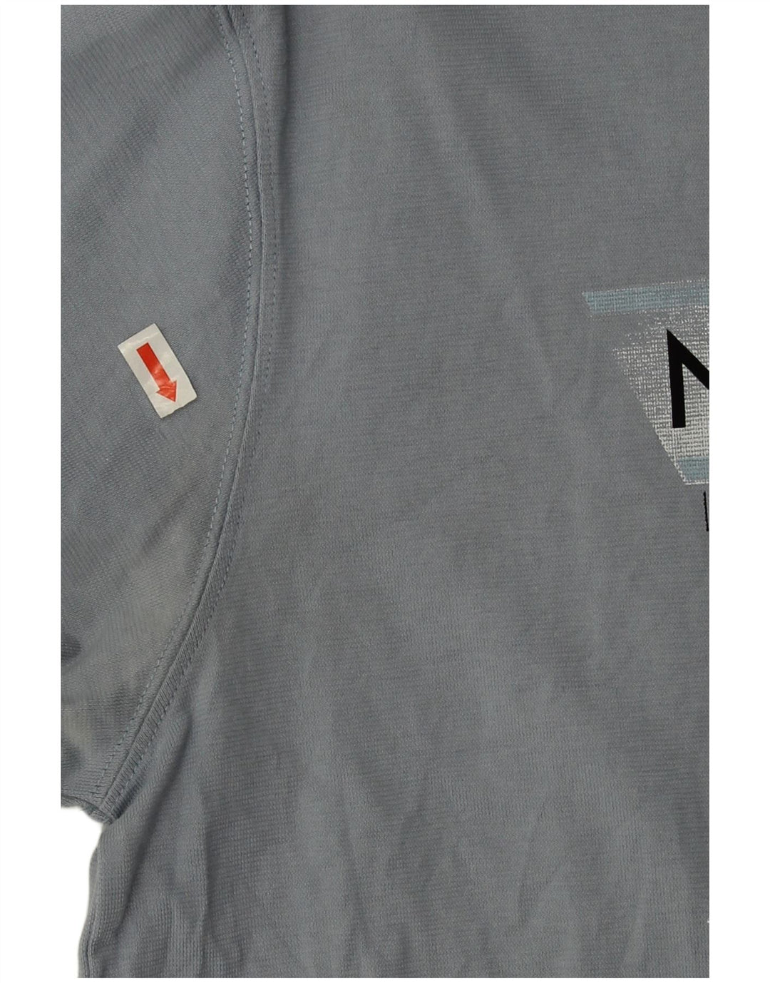 Jordan Dame Oversized grafisk T-shirt Top UK 10 Lille Grå Bomuld