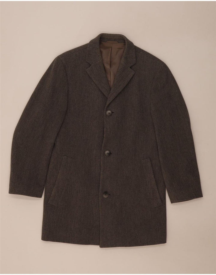 Hugo Boss Herre Overfrakke UK 38 Medium Grå