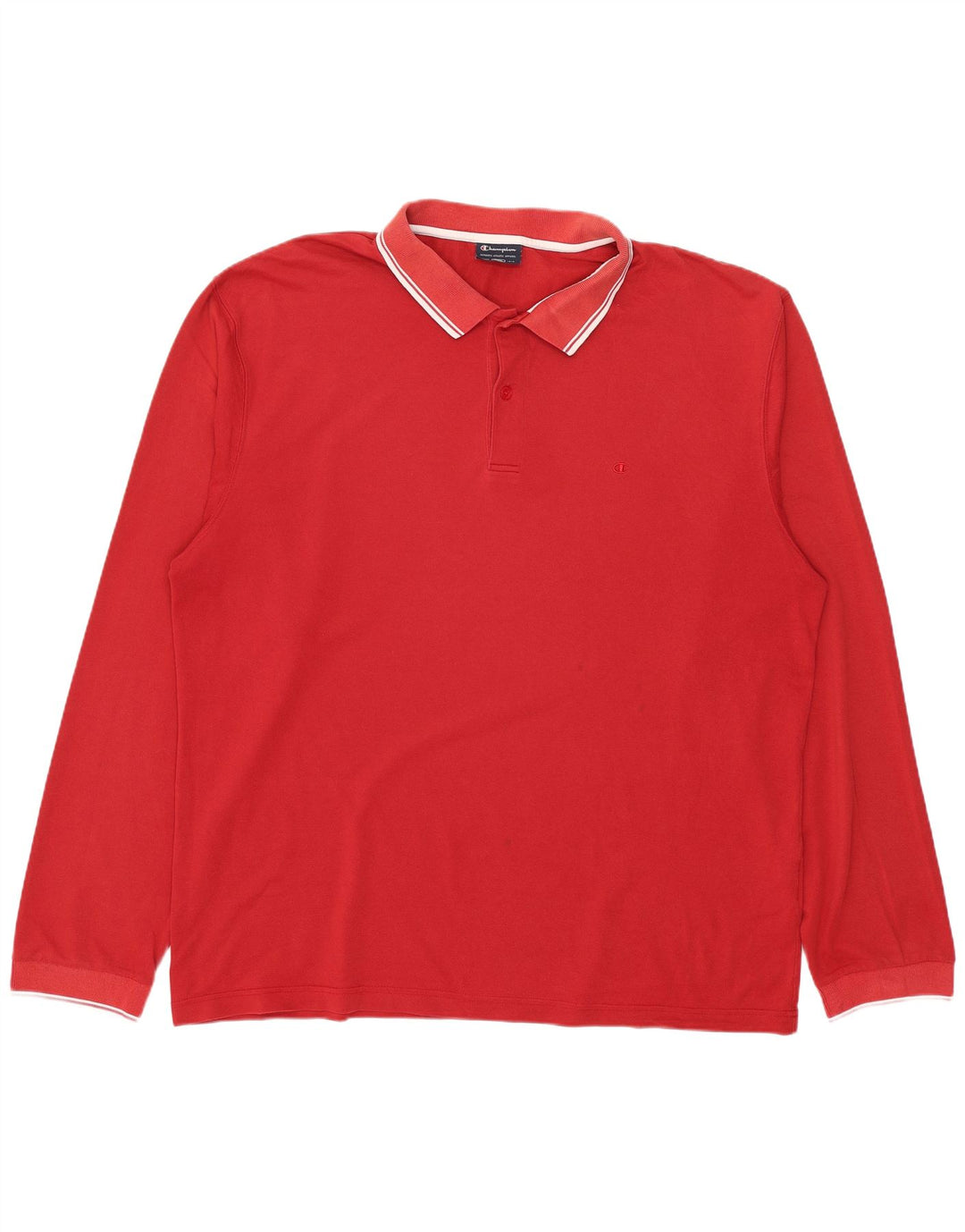 Champion Langærmet Polo Shirt til mænd 2XL Rød