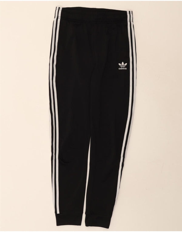 Adidas Pige Træningsdragt Bukser Joggers 14-15 År Sort Polyester