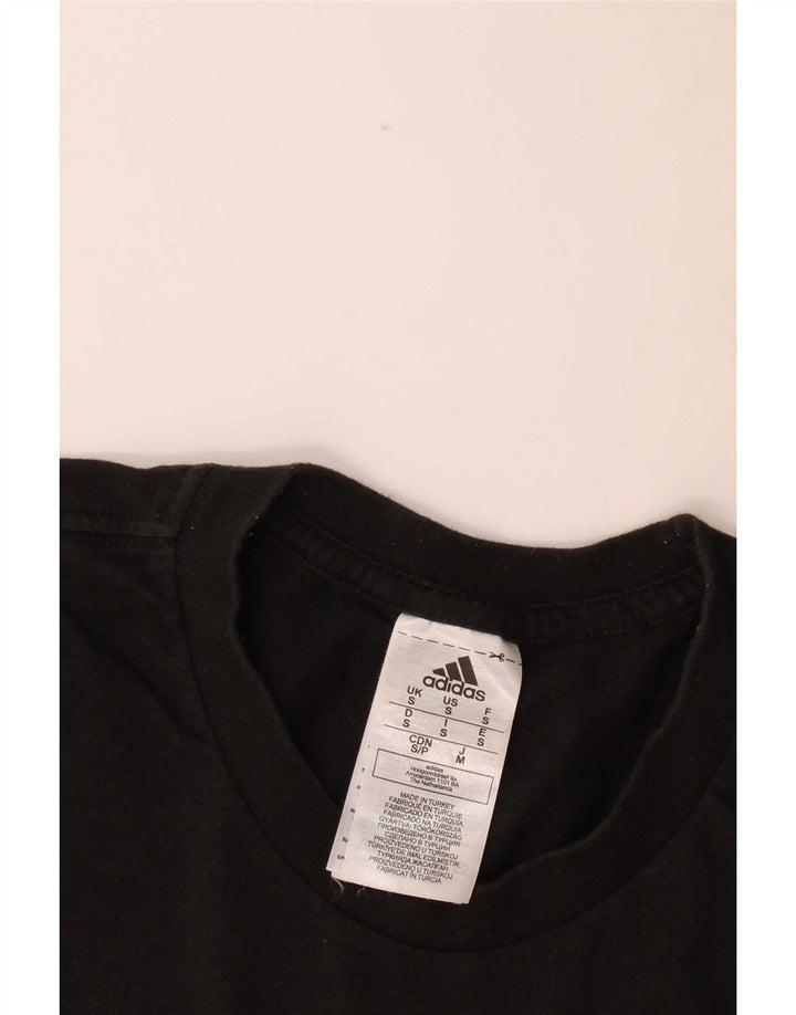 Adidas Herre grafisk T-shirt top lille sort bomuld