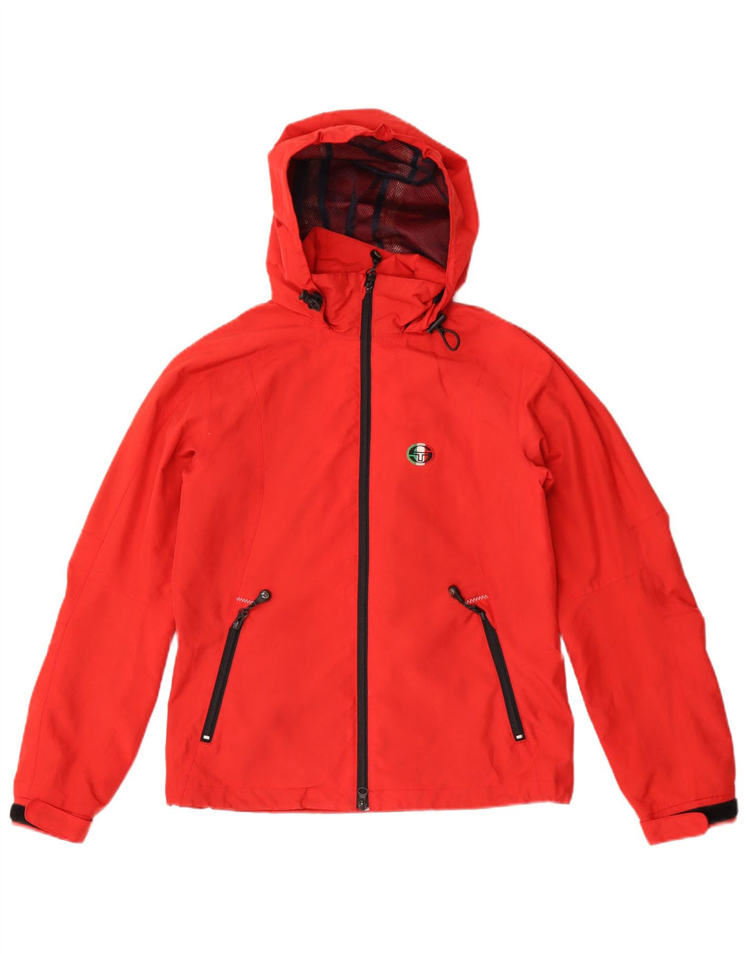 Sergio Tacchini Dame Regnjakke IT 42 Medium Rød Polyester