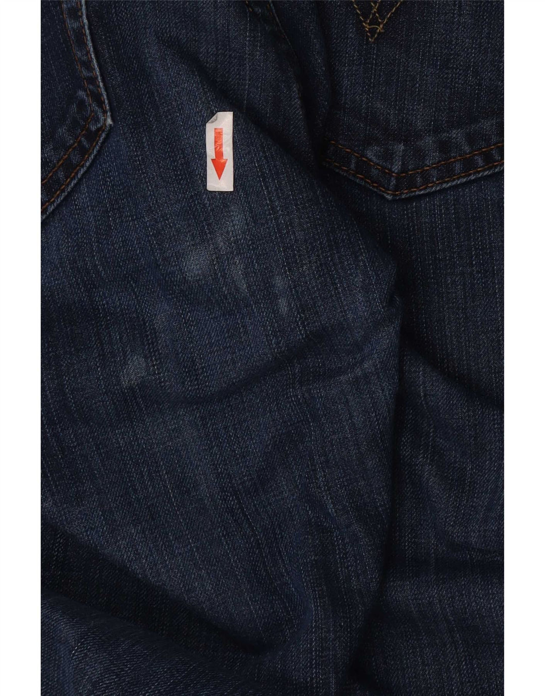 Levi's Herre 758 Distressed Straight Jeans W32 L32 Marineblå Bomuld
