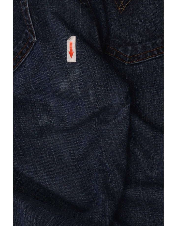 Levi's Herre 758 Distressed Straight Jeans W32 L32 Marineblå Bomuld