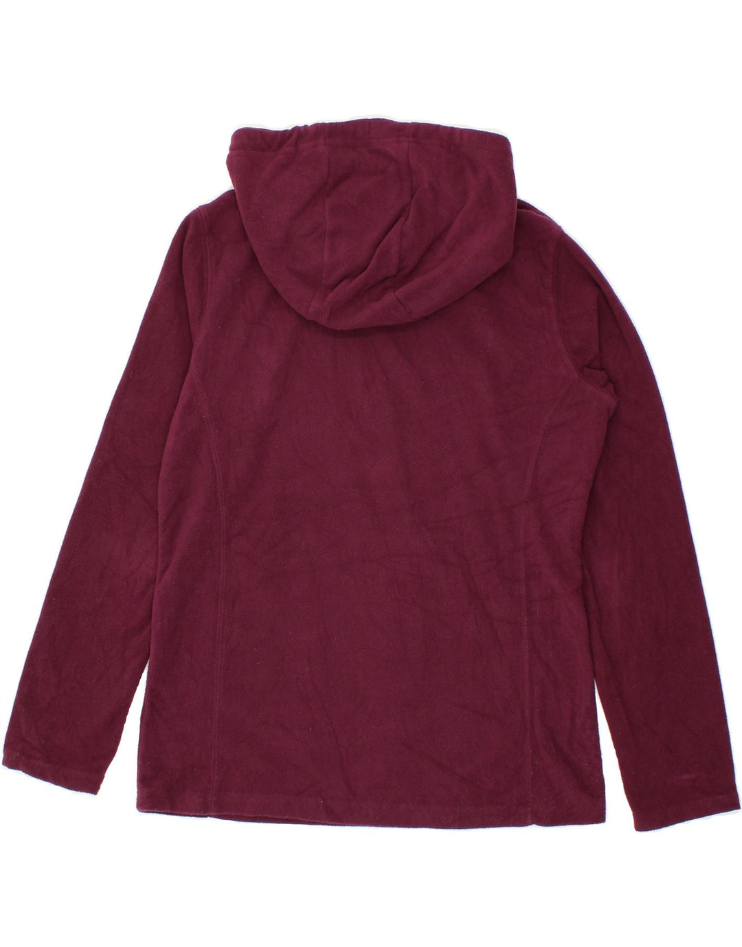 MOUNTAIN WAREHOUSE Womens Oversized Fleece Jumper UK 10 Small Burgundy Vintage Mountain Warehouse and Second-Hand Mountain Warehouse from Messina Hembry 