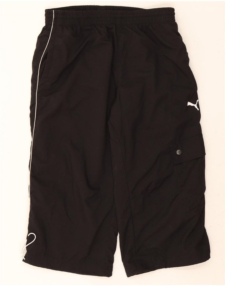 PUMA Mens Graphic Capri Tracksuit Trousers Medium Black Vintage Puma and Second-Hand Puma from Messina Hembry 