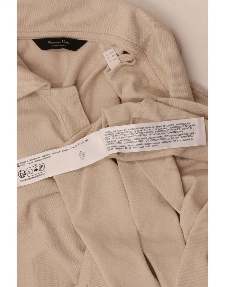 Massimo Dutti Herre poloshirt Medium Beige Bomuld