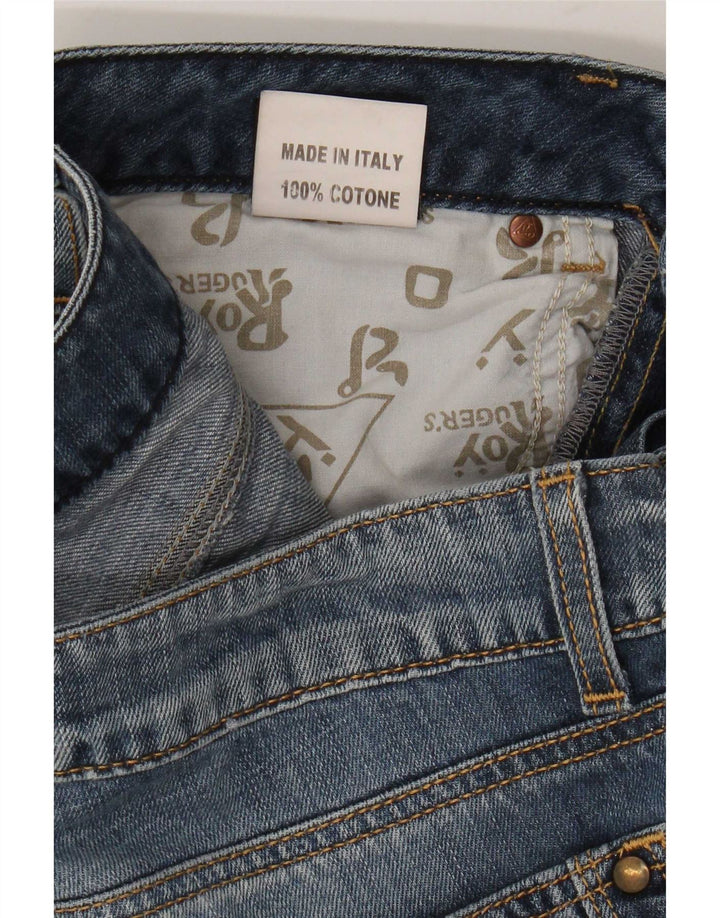 Roy Rogers lige jeans til kvinder W28 L33 blå bomuld