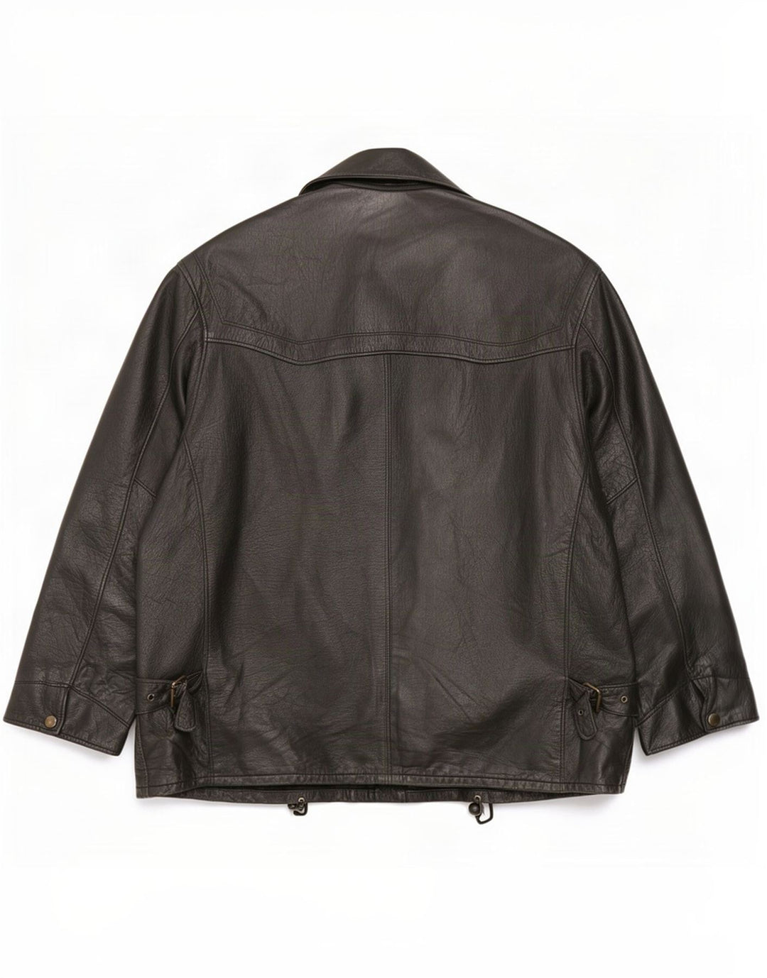 Vintage herre læderjakke UK 42 XL Sort