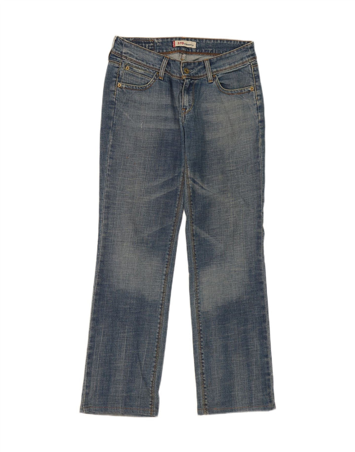 LEVI'S Womens 570 Straight Jeans W31 L30 Blue Cotton Vintage Levi's and Second-Hand Levi's from Messina Hembry 