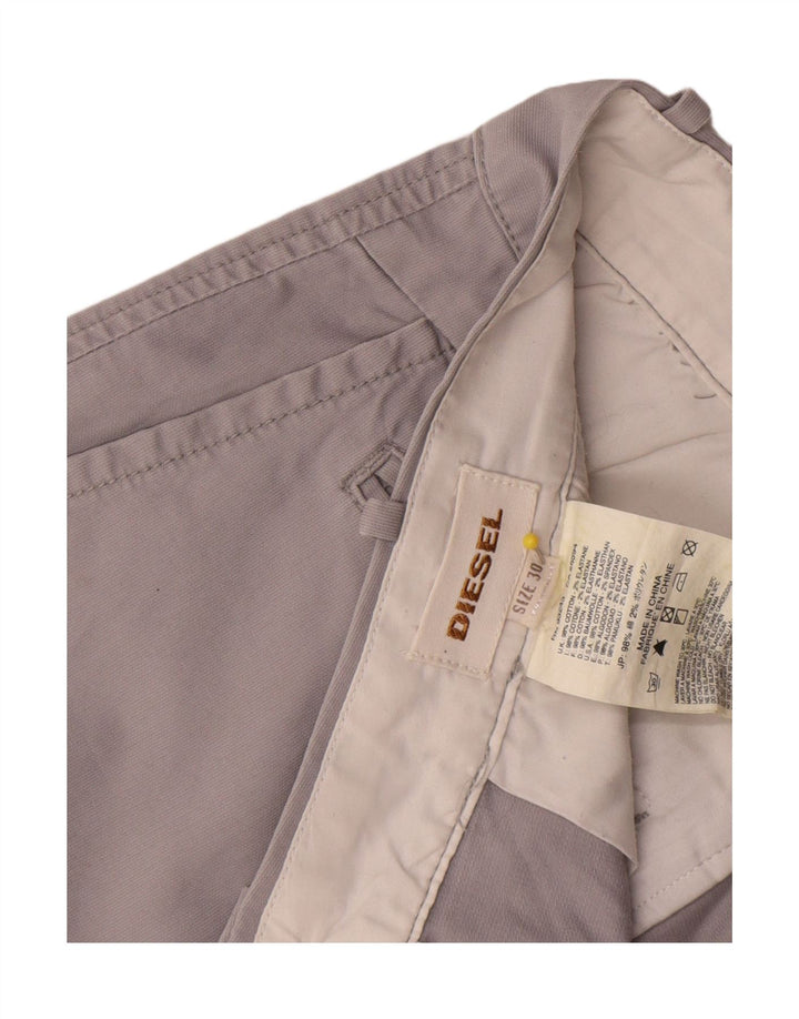 Diesel Herre Chino Shorts W30 Medium Grey Bomuld