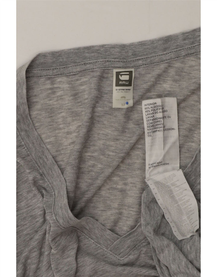 G-Star Herre T-shirt Top Medium Grey Flecked Bomuld
