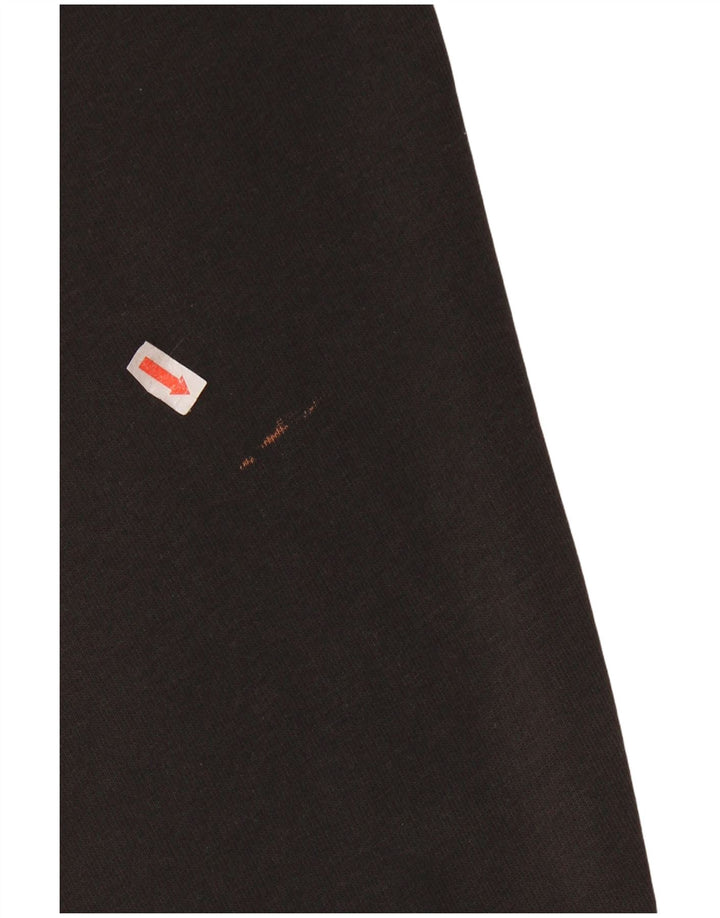 PUMA Dame Oversized grafisk sweatshirt Jumper UK 10 Lille Sort