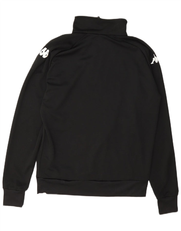 Kappa Herre Grafisk Pullover Træningsdragt Topjakke Medium Sort Polyester