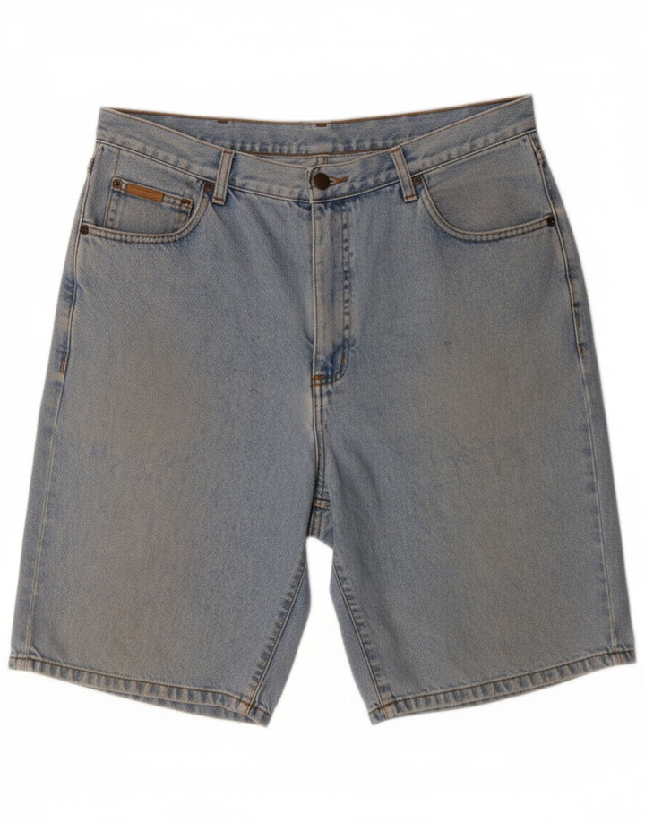 WRANGLER Mens Denim Shorts  W34 Large  Blue