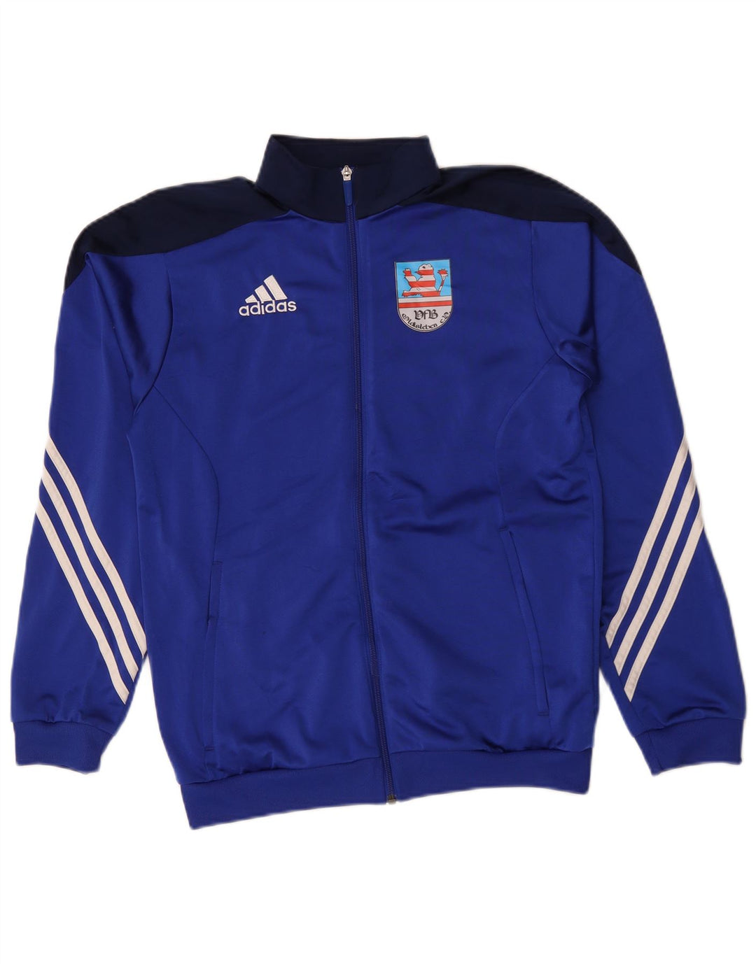Adidas Herre grafisk træningsdragt Top jakke Lille blå Colourblock Polyester