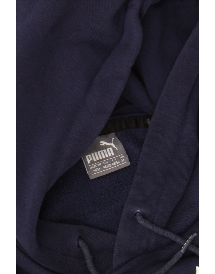 Puma Herre grafisk hættetrøje Jumper Medium Navyblå Bomuld