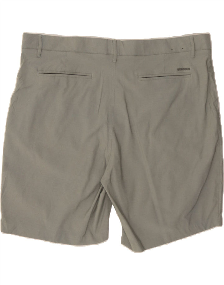 BONOBOS Mens Golf Chino Shorts W40 XL Grey Polyester Vintage BONOBOS and Second-Hand BONOBOS from Messina Hembry 
