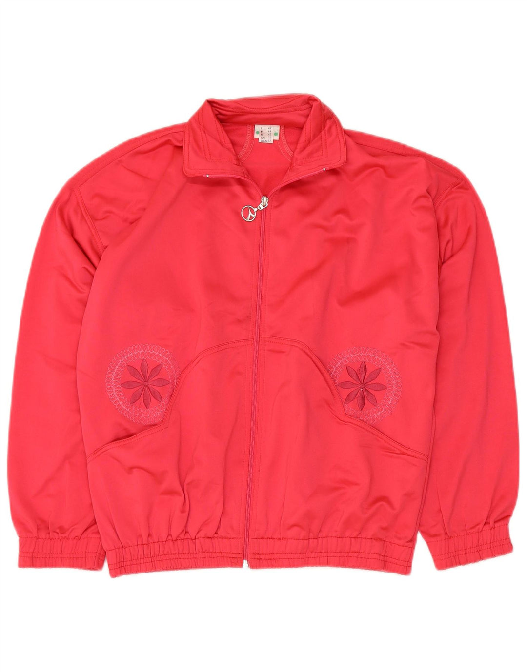 DIADORA træningsdragt topjakke til kvinder IT 42 Medium Rød Polyester