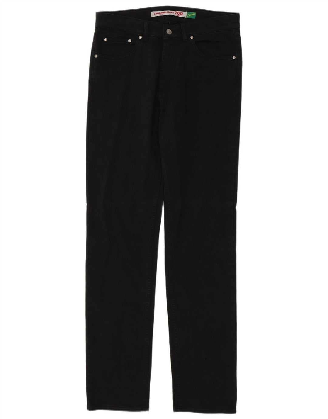 CARRERA Herre 700 Regular Straight Jeans W32 L35 Sort Bomuld