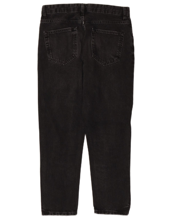 Zara Straight Jeans til mænd EU 38 Small W30 L27 Sort Bomuld
