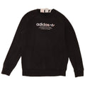 Adidas Boys Graphic Sweatshirt Jumper 13-14 år Sort Bomuld