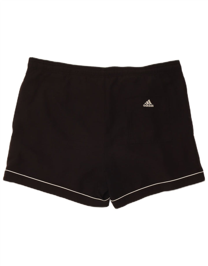 Adidas Badeshorts til mænd mellem sort polyester