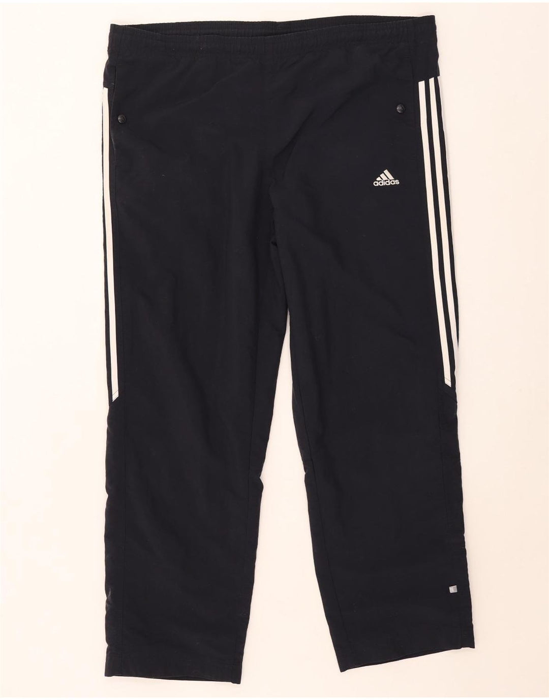 Adidas Træningsdragtsbukser til mænd XL marineblå stribet polyester