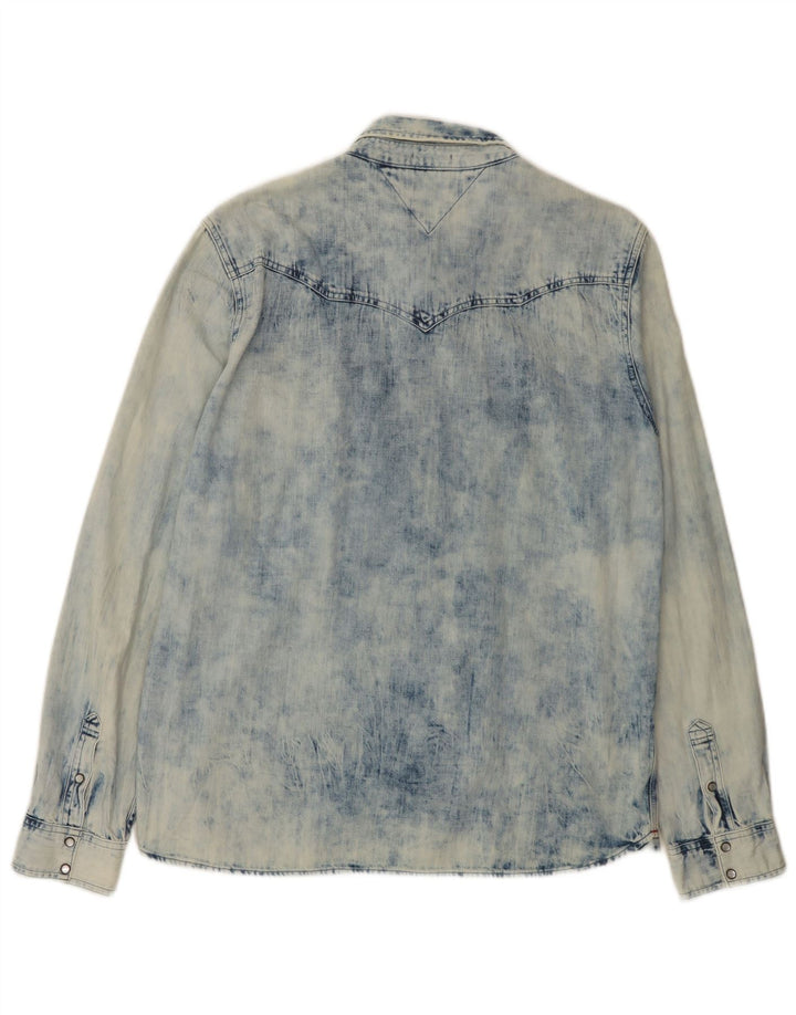 Tommy Hilfiger Herre Denim Shirt XL Blå Bomuld