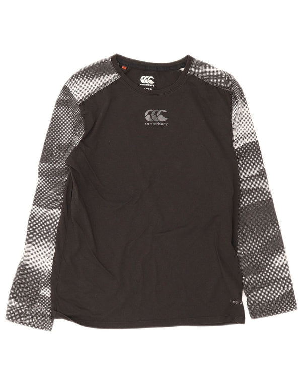 Canterbury Boys Regular Fit Top Langærmet 11-12 år Black Tie Dye