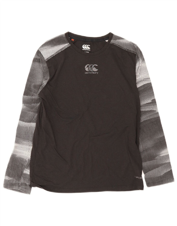 Canterbury Boys Regular Fit Top Langærmet 11-12 år Black Tie Dye