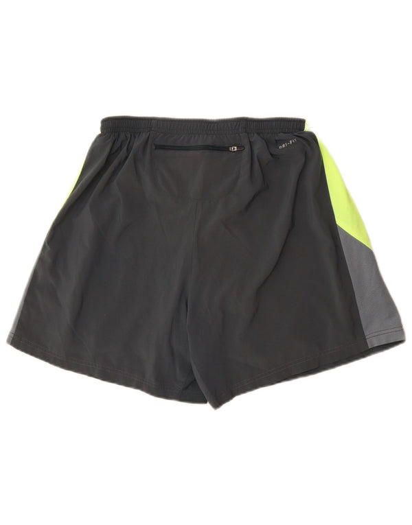Nike Herre Dri Fit Sportshorts Medium Grey Colourblock